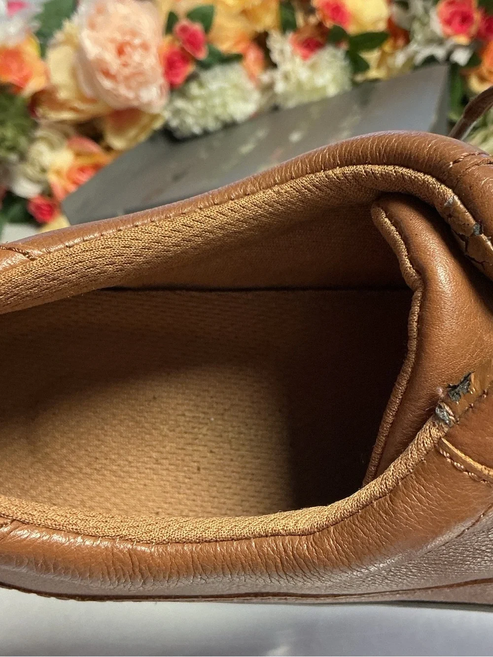 Easy Spirit Esuland Brown Leather Comfort Walking Shoes Lace Up Women’s 6.5 M